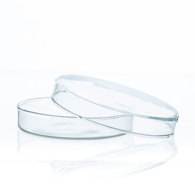 2mm Wall thickness 90mm Borosilicate Glass Petri culture dish For Chemistry Laboratory Bacterial Yeast 1lot/5Pcs