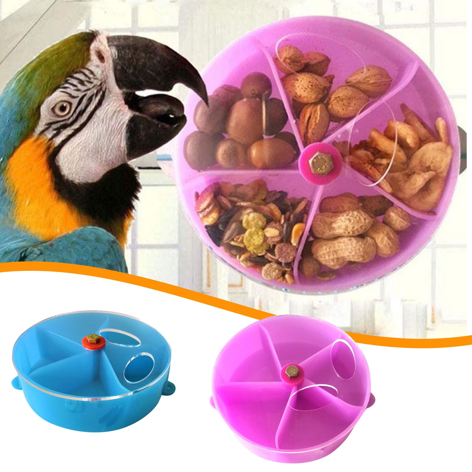 Creative Parrot Chewing Toy Bird Toy Wheel Pie Forager Puzzle Feeding Toy Children Doll Toys For Kids Girl Boy Birthday Gift