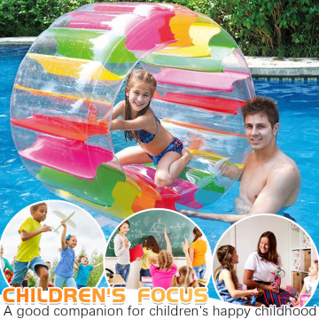 Inflatable Roller Float Colorful Water Wheel Swimming Pool Roller Toy For Kids Chlid's Water Play Equipment Best Gifts 2020