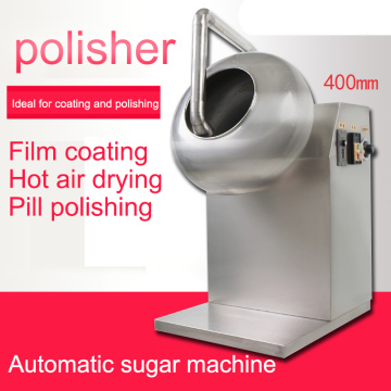 YB-400 Chinese medicine polishing machine flat film coating machine automatic candy rolling machine pill machine