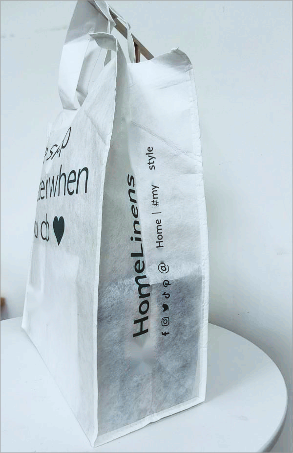 Custom reusable biodegradable non-woven bag