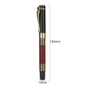 1PC Luxury Wood Grain Metal Pen National Wind Series Business Pen Signature Pen Writing Stationery Fountain Pens High Quality