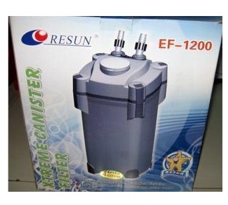 RESUN Fish tank outside filter bucket three in one water tank filter static fish tank grass cylinder equipment