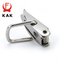 KAK J107 Hasp Lock Hardware Cabinet Boxes Spring Loaded Latch Catch Toggle 46*21 Steel Hasp For Sliding Door Hardware Window