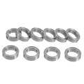 10pcs Bearings 6700ZZ Steel Metal Shielded Ball Bearings 10x15x4 mm Thin Wall Roller Mayitr Mechanical Hardware