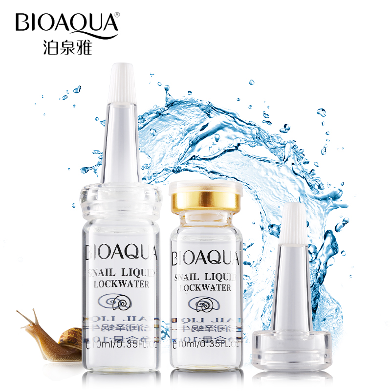 BIOAQUA Brand Snail Mucus Serum Facial Skin Care Essence Moisturizing Lift Firming Anti-wrinkle Anti Aging Whitening Day Creams