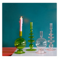 Christmas Votive Candle Holders Glass Vase Flower Pot Glass Votive Candle Holder candlestick Holders for Home, Bedroom, Living