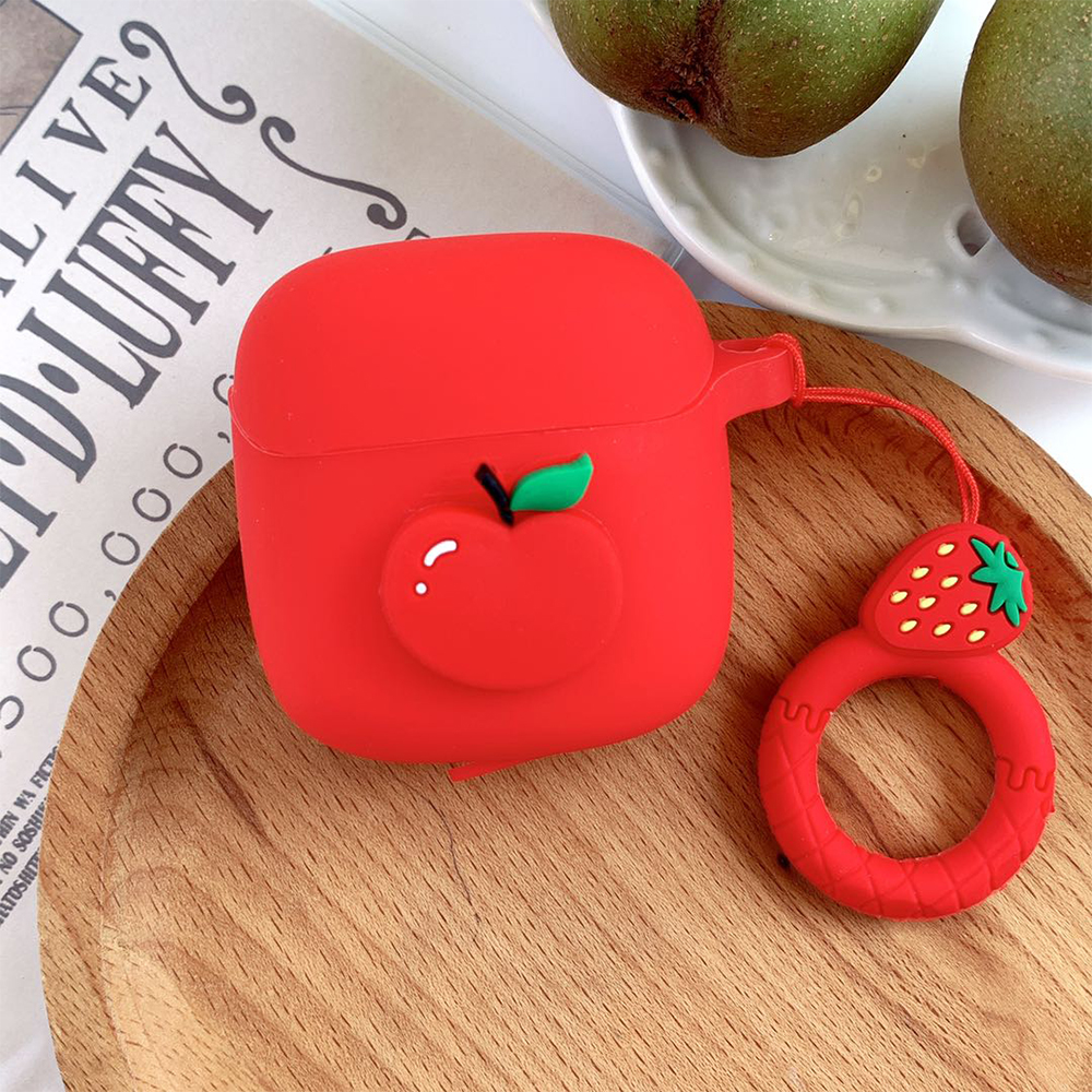 Cute Fresh Fruit Cover for JBL TUNE 220TWS Case Bluetooth Earphone Case for JBL TUNE 225TWS Earphone Case Box with Finger Ring