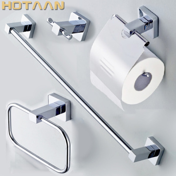 Free shipping,304# Stainless Steel Bathroom Accessories Set,Robe hook,Paper Holder,Towel Bar,Towel ring,bathroom sets,YT-10700-A