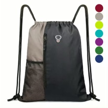 Nylon polyester backpack drawstring duffle/ gym/ sports bag