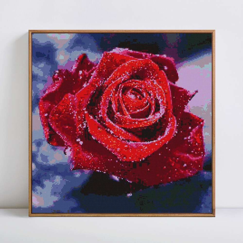 HUACAN Diamond Embroidery Rose 5D DIY Diamond Painting Full Square Flower New Year Gift Home Decor Mosaic Art Craft Rhinestones