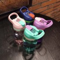 4 Colors Baby Bottle Infant Newborn Cup Children Learn Feeding Drinking Bottle Kids Straw Juice Water Bottles 450ML