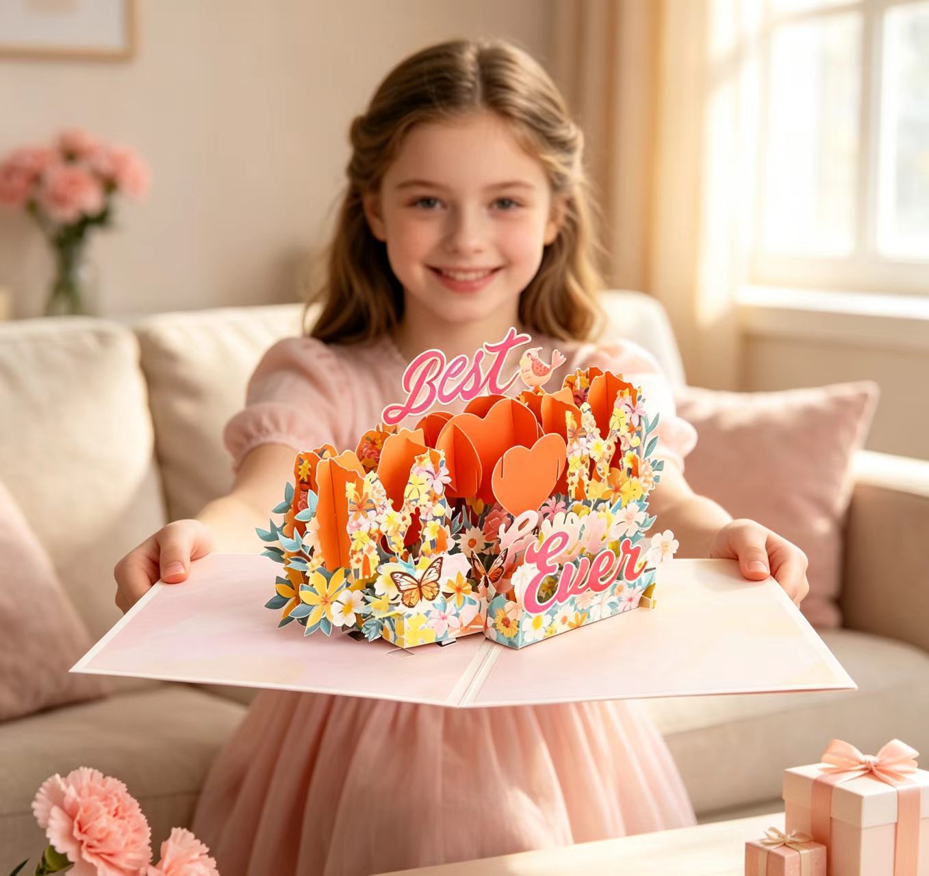 Best monthe's day pop up flower card