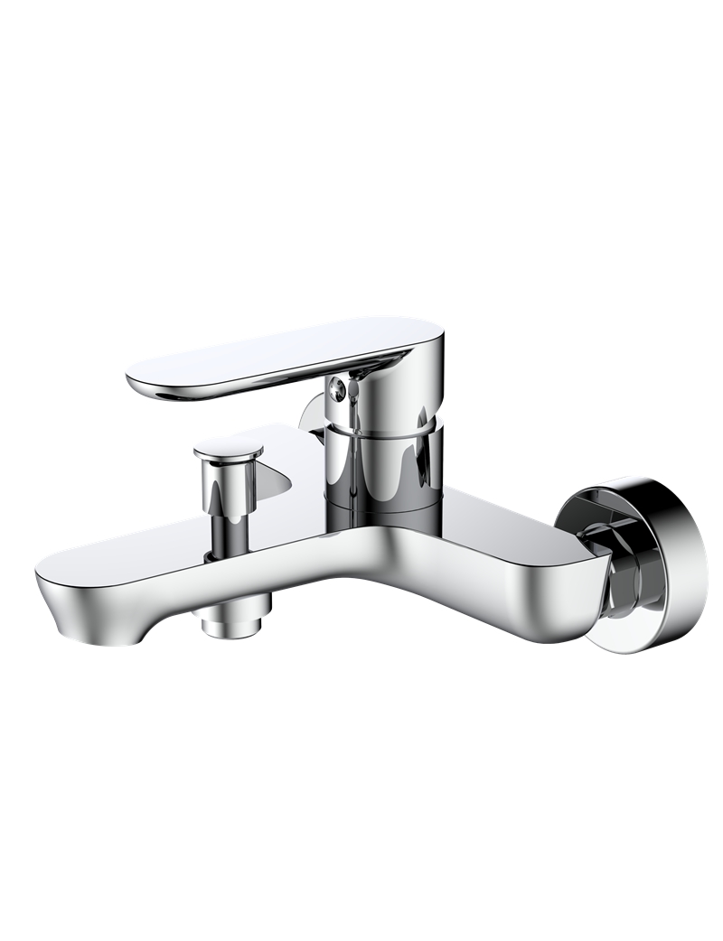 single level shower faucets