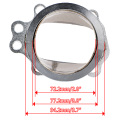 LZONE - TURBO ADAPTOR FLANGE FORT25 T28 GT25 GT28 8 BOLT to 3" v band TURBO OUTLET DOWNPIPE FLANGE ADAPTER JR4826