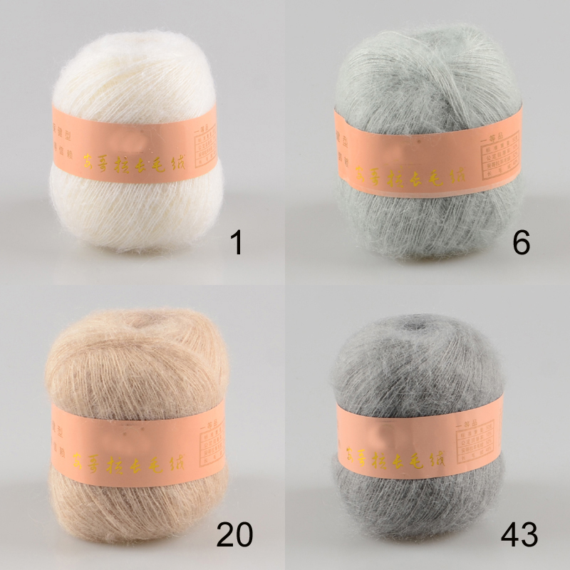 TPRPYN 1Pc=50g Soft Mohair Cashmere yarn for Knitting knit Wool lana crochet yarn plush yarn puffy thread DIY