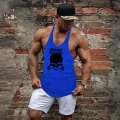 Brand New Skull Print Men's Tank Top Gym Stringer Fitness Bodybuilding Sleeveless Shirt Casual Vest Undershirt Cotton