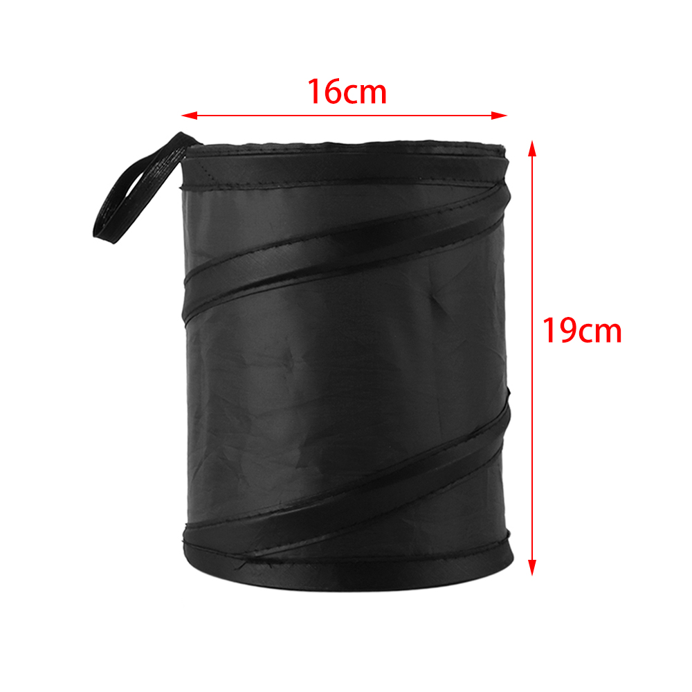 Fashion Wastebasket Trash Can Litter Container Car Auto Garbage Bin/Bag Waste Bins Cleaning Tools Accessories