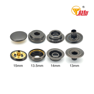 201# Brass Four‑Part Car Tent Snap Fastener