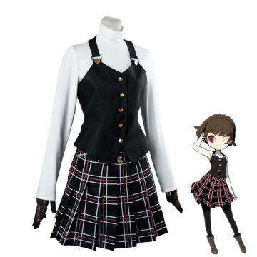 Persona 5 Cosplay Costume Queen Makoto Niijima Cosplay Costume School Uniform Halloween Carnival Party Dress