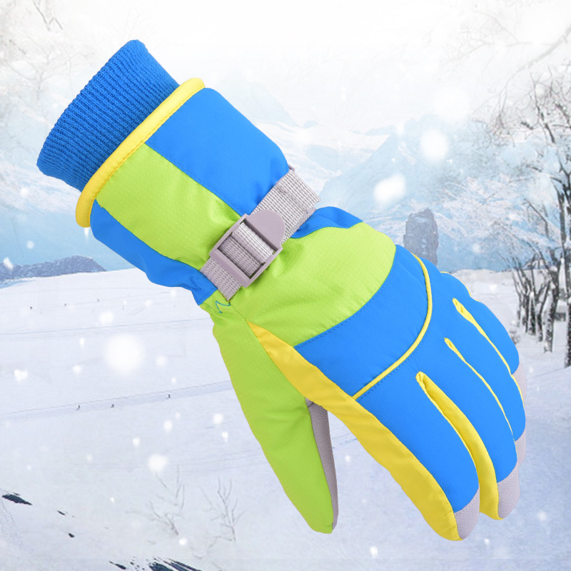 High Quality Thicken Skiing Gloves for Men Women Winter Thermal Ski Gloves Snowboard Gloves Outdoor Waterproof Snow Gloves