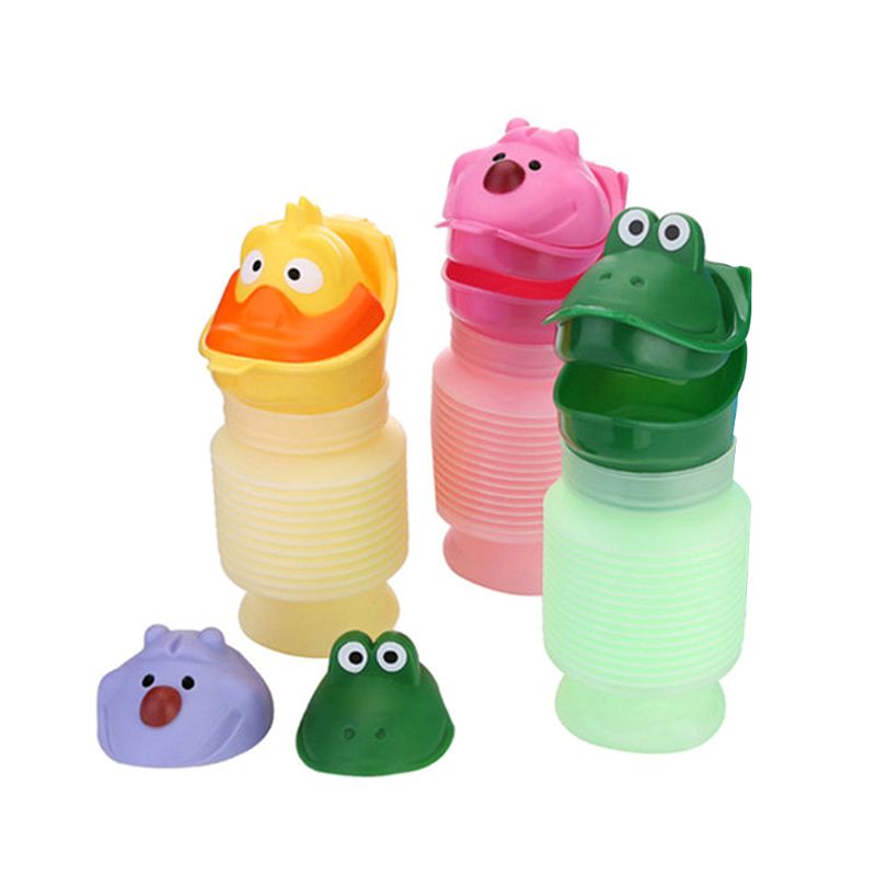420ml/600ml Kids Portable Urinal Travel Outdoor Camping Car Children Cute Toilet Girls Boys Mini Potty Bottle