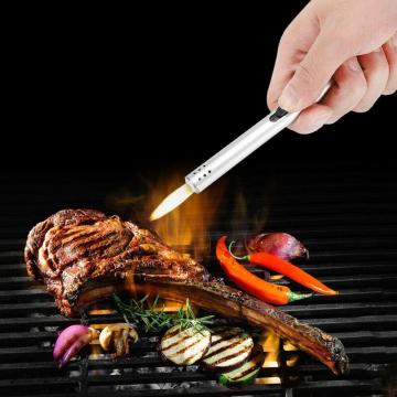 Metal torch lighter Outdoor Barbecue Charcoal Gas Cooker butane torch soplete cocina Stove lighter Kitchen Igniter Gun Lighter