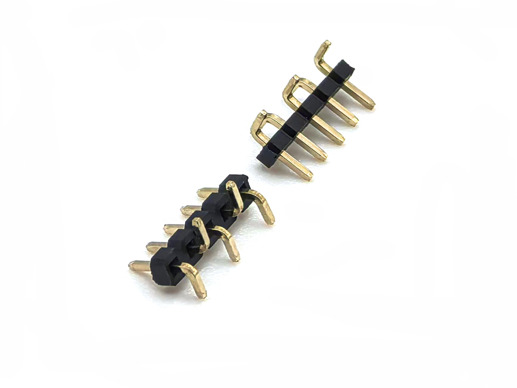 2.0mm Pitch Pin Header Connector Single Row SMT SQ0.5mm H1.0mm 1*5P