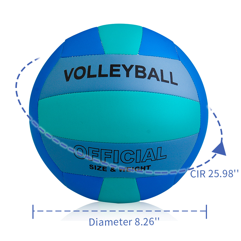 Volleyball Ball Soft Light Weight Classic Style Indoor Outdoor Beach Training Practice Sports Play Games High Quality Size 5