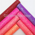 Glitterwishcome 21X29CM A4 Size Neon Glitter Fabric, Chunky Glitter Leather, Faux Leather fabric Vinyl for Bows, GM574A