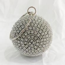 Luxury diamond round ball bag