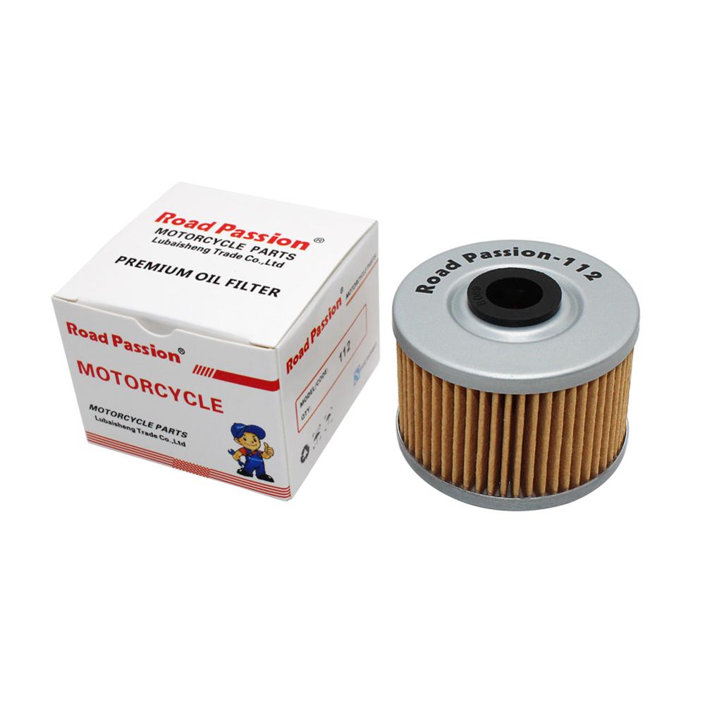 Road Passion Professional Paper Oil Filter For KAWASAKI BN125 BR125 KFX450R KL250 KLX110 KLX125 KLX140G KLX140L KLX250 KLX250R