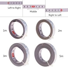 Miter Track Tape Measure Self Adhesive Metric Steel Ruler Miter Saw Scale For T-track Router Table Saw Band Track Stop Saw