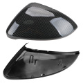 2 Pcs/set Car Mirror Covers Caps RearView Mirror Case Bright Carbon Black Cover For VW Golf MK7 7.5 GTI 7 7R Auto Car-styling