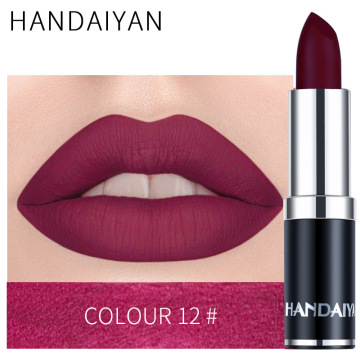 HOT SALE Sexy Lipstick Matte Waterproof Velvet Lip Stick 15 Colors Sexy Red Brown Pigments Makeup Matte Lipsticks Beauty Lips