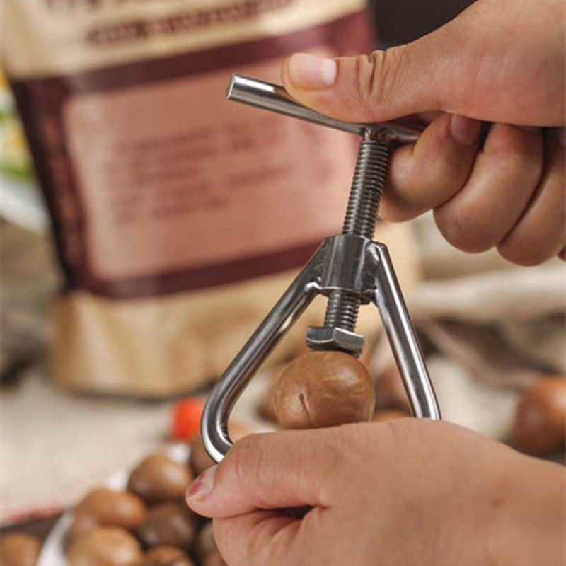 New Manual Macadamia Nut Opener Nut Cracker Machine Walnut Nutcracker Nut Sheller Tool Macadamia Nut Opening Kitchen Accessories