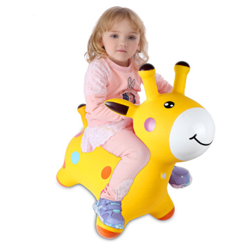 Music JumpingDeer Inflatable Children Outdoor Toys Increase Thick Baby Yamaga Jingle Stretch Inflatable Jumping Animal Toys