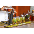 Cocktail Shaker Bar Set: 2 Weighted Boston Shakers,Cocktail Strainer, Jigger,Muddler and Spoon, Ice Tong and 6 Bottle Pourer