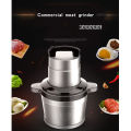 Automatic Large Capacity 6L Commercial Home Electric Meat Grinder Machine Stainless Steel Meat Slicer 220V 1200W LG-SY6A