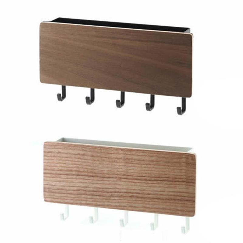 Wood Decorative Wall Hanging Shelf Key Rack Sundries Storage Box Organizer Wooden Decorative Wall Shelf