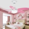 42 Inch children's led ceiling fan lamps with lights remote control ventilator lamp bedroom decor modern fans Reversible ceeling