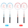 2 Player Badminton Racket Set Aluminum Indoor Outdoor Sports Practice Badminton Racquet with Cover Bag