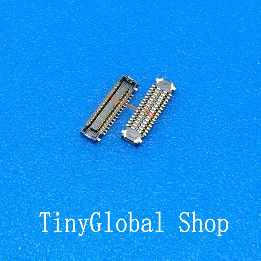 2pcs/lot Original LCD display FPC Connector Port Plug on mainboard For ASUS Zenfone 2 ZF2 ZE550ML ZE551ML Z00AD 30pin