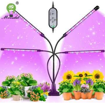 36W 4Head LED Grow Light Full Spectrum Phytolamp For Plants Full Spectrum Phyto Growth Lamp For Indoor Plant With Remote Control