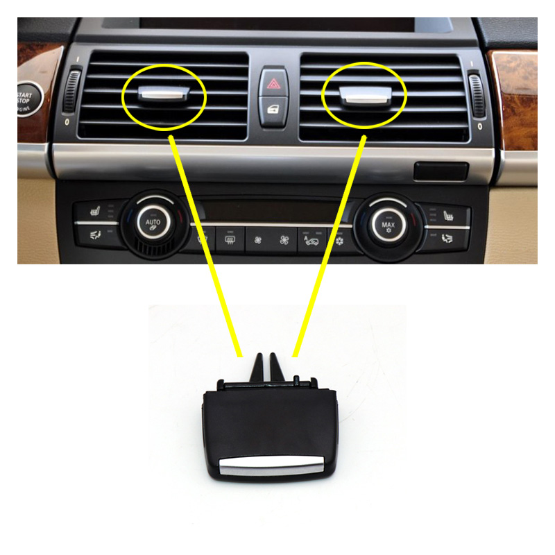 For BMW X5 X6 E70 E71 Air conditioning vent toggle piece outlet card pad clip repair bag wind direction adjustment plectrum knob