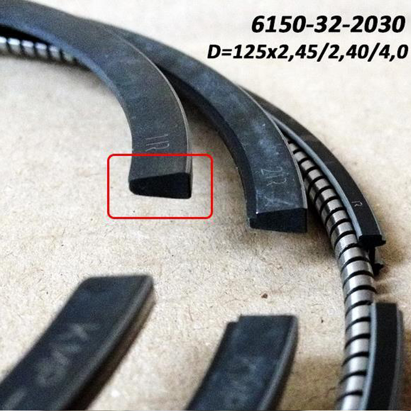 Engine Parts 6150-31-2033 6D125 Piston Ring For PC400