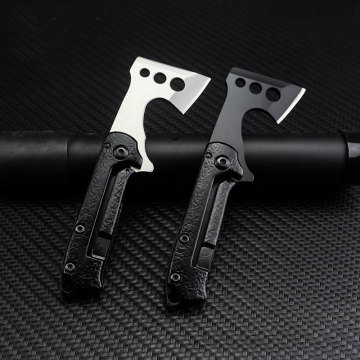 Dropship Multifunctional Key Chain Knife Stainless Steel Folding Knife Outdoor Camping Mini Axe Portable Self-defense Tool