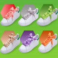 1Pair 2 CM Width Silk Satin Shoelaces Ribbon Shoe Laces Boots Women Sneakers ShoeLace 19 Colors Length 80CM/100CM/120CM S-1