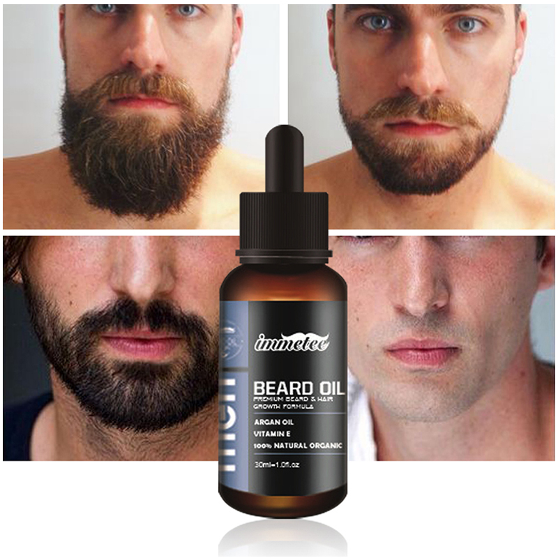 Beard Growth Oil Essence for Anti Beard Loss Products for Topical Treatment Serum Stimulation Fast Thick Beard Care Solutions