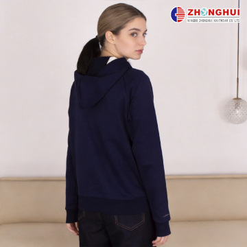 Custom Logo Navy Hoodie